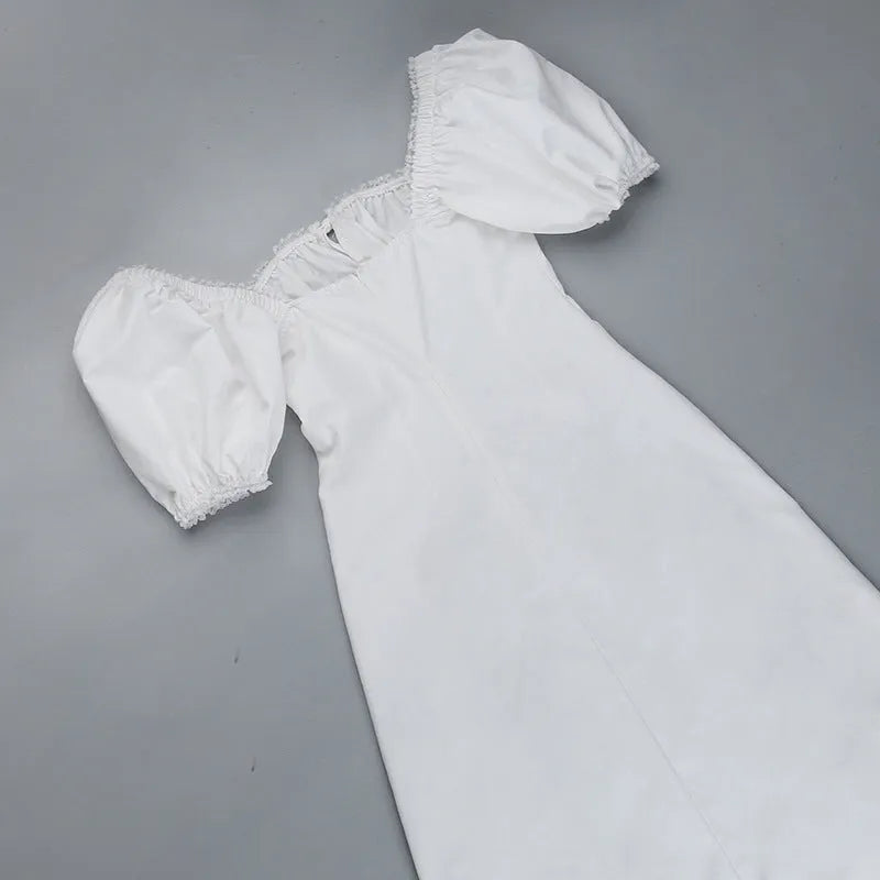 Vestido Longo Branco Algodão - Liviele