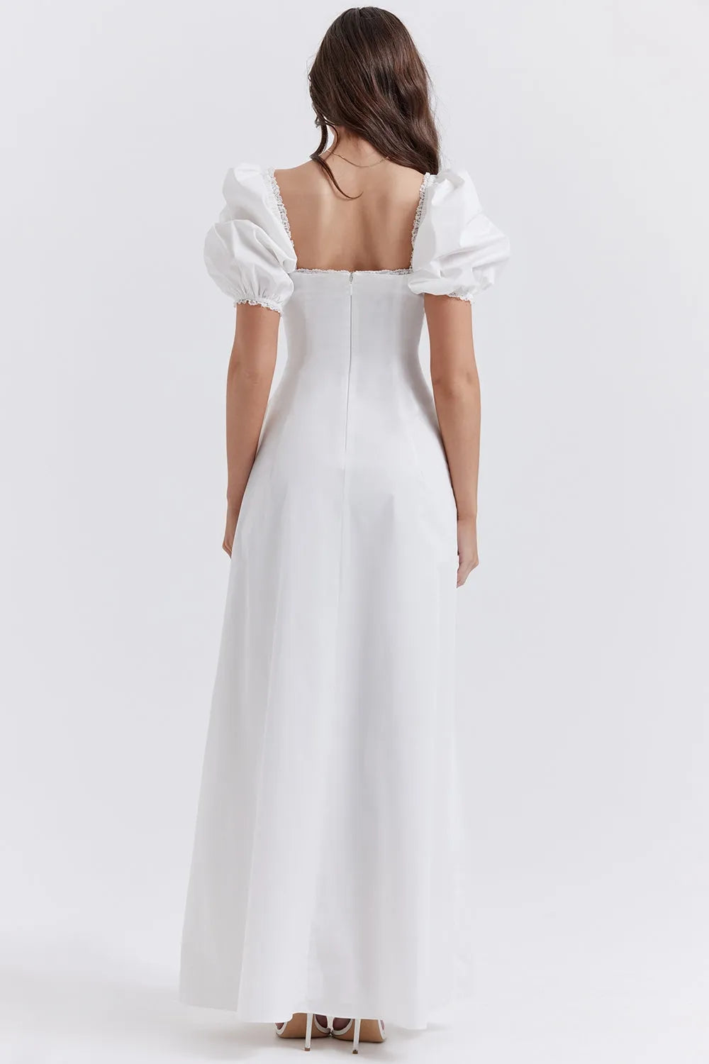 Vestido Longo Branco Algodão - Liviele