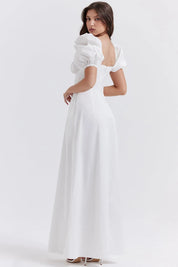 Vestido Longo Branco Algodão - Liviele
