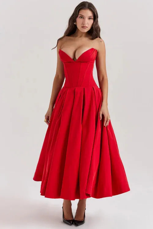 Vestido Longo Espartilho - Liviele