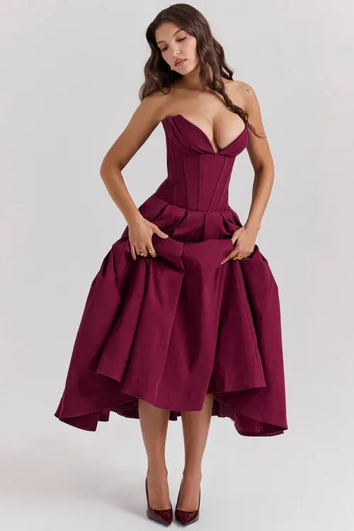 Vestido Longo Espartilho - Liviele