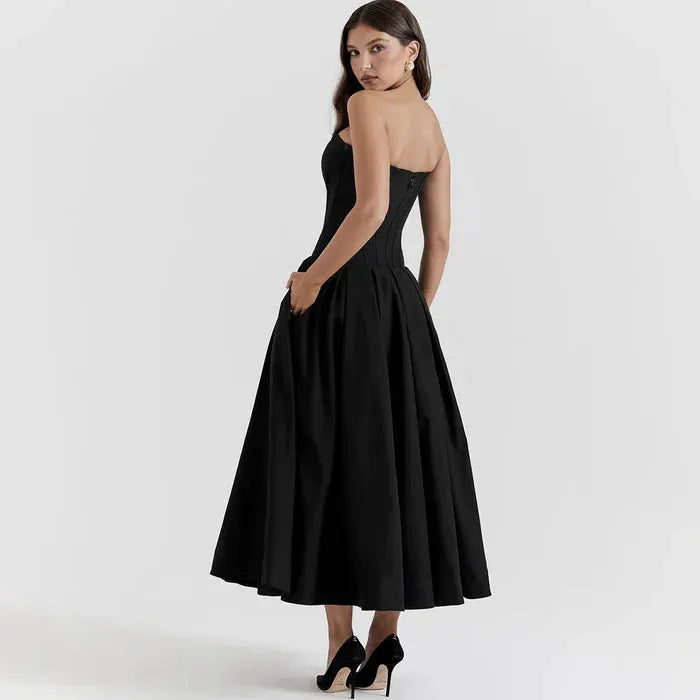 Vestido Longo Espartilho - Liviele