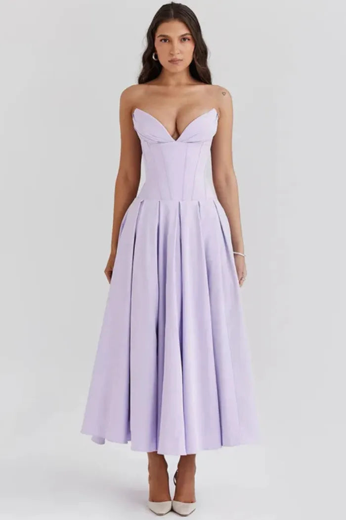 Vestido Longo Espartilho - Liviele