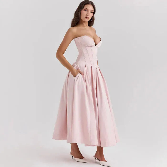 Vestido Longo Espartilho - Liviele