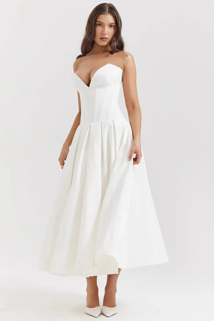 Vestido Longo Espartilho - Liviele