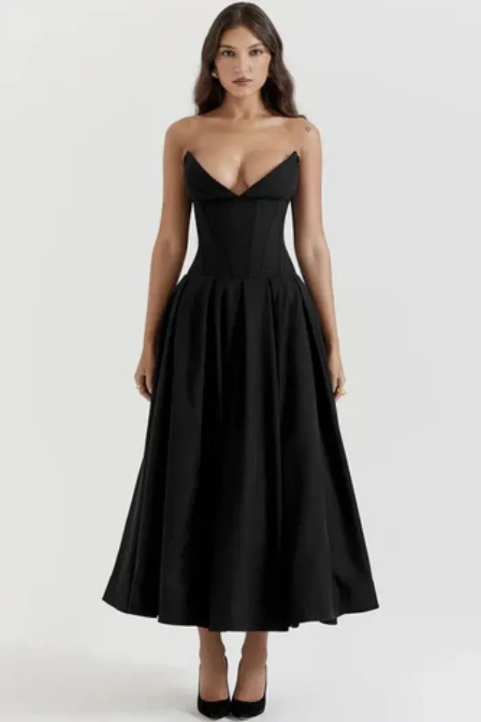 Vestido Longo Espartilho - Liviele