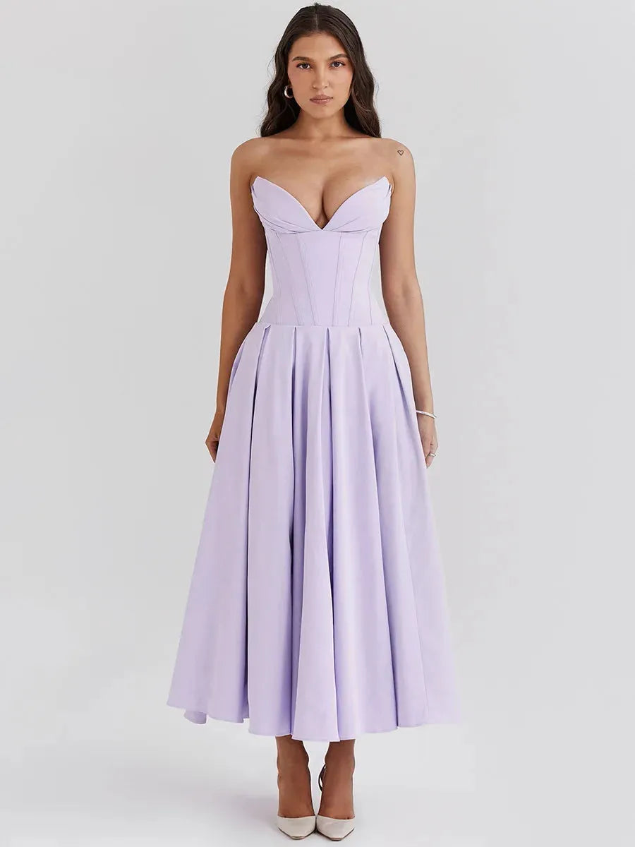 Vestido Longo Espartilho - Liviele