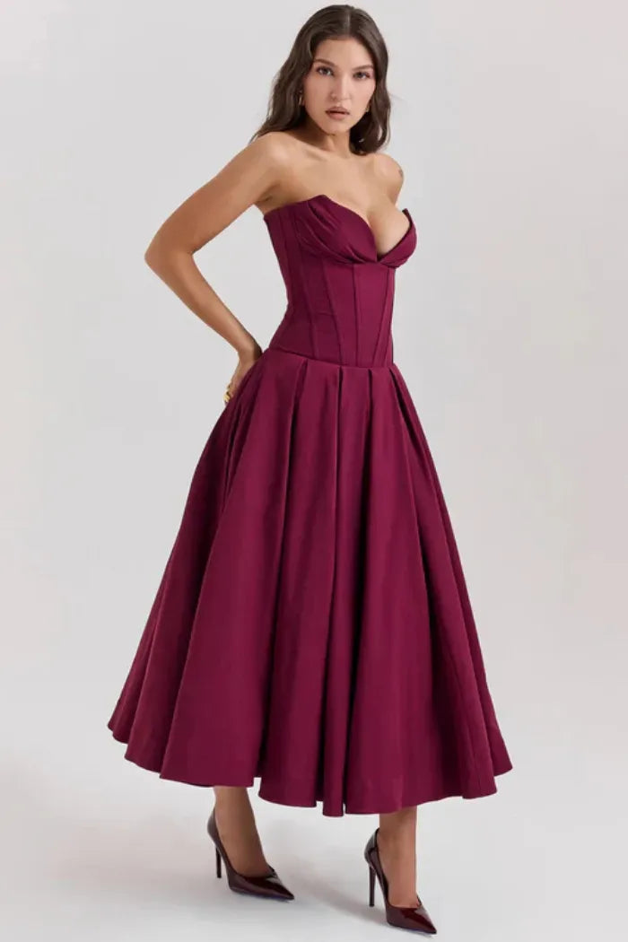 Vestido Longo Espartilho - Liviele
