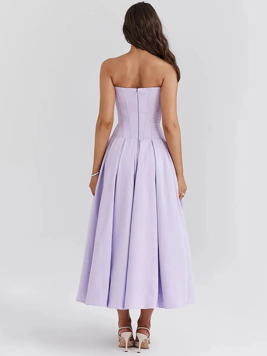 Vestido Longo Espartilho - Liviele
