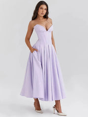 Vestido Longo Espartilho - Liviele