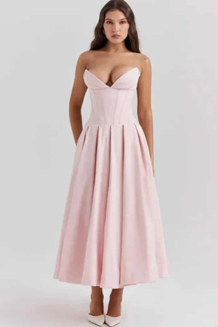 Vestido Longo Espartilho - Liviele