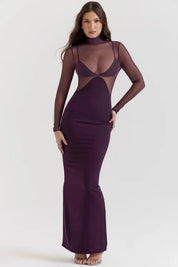 Vestido Longo Para Festas Roxo - Liviele