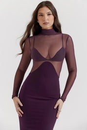 Vestido Longo Para Festas Roxo - Liviele