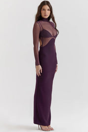 Vestido Longo Para Festas Roxo - Liviele