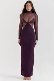 Vestido Longo Para Festas Roxo - Liviele