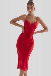 Vestido Longo Vermelho - Liviele