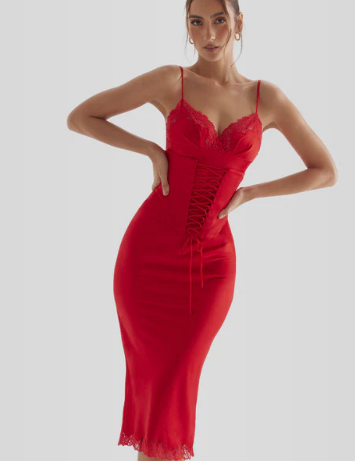 Vestido Longo Vermelho - Liviele