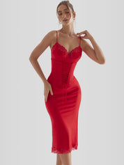 Vestido Longo Vermelho - Liviele