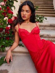 Vestido Longo Vermelho - Liviele