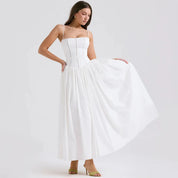 Vestido  Midi  Estilo Corset - Liviele