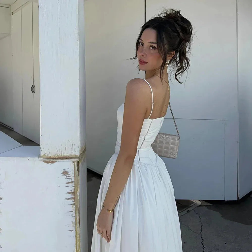 Vestido  Midi  Estilo Corset - Liviele