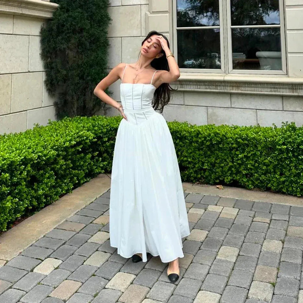 Vestido  Midi  Estilo Corset - Liviele