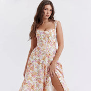 Vestido Midi  Estilo corset - Modelo Liviele