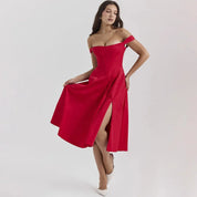 Vestido Midi  Estilo corset - Modelo Liviele
