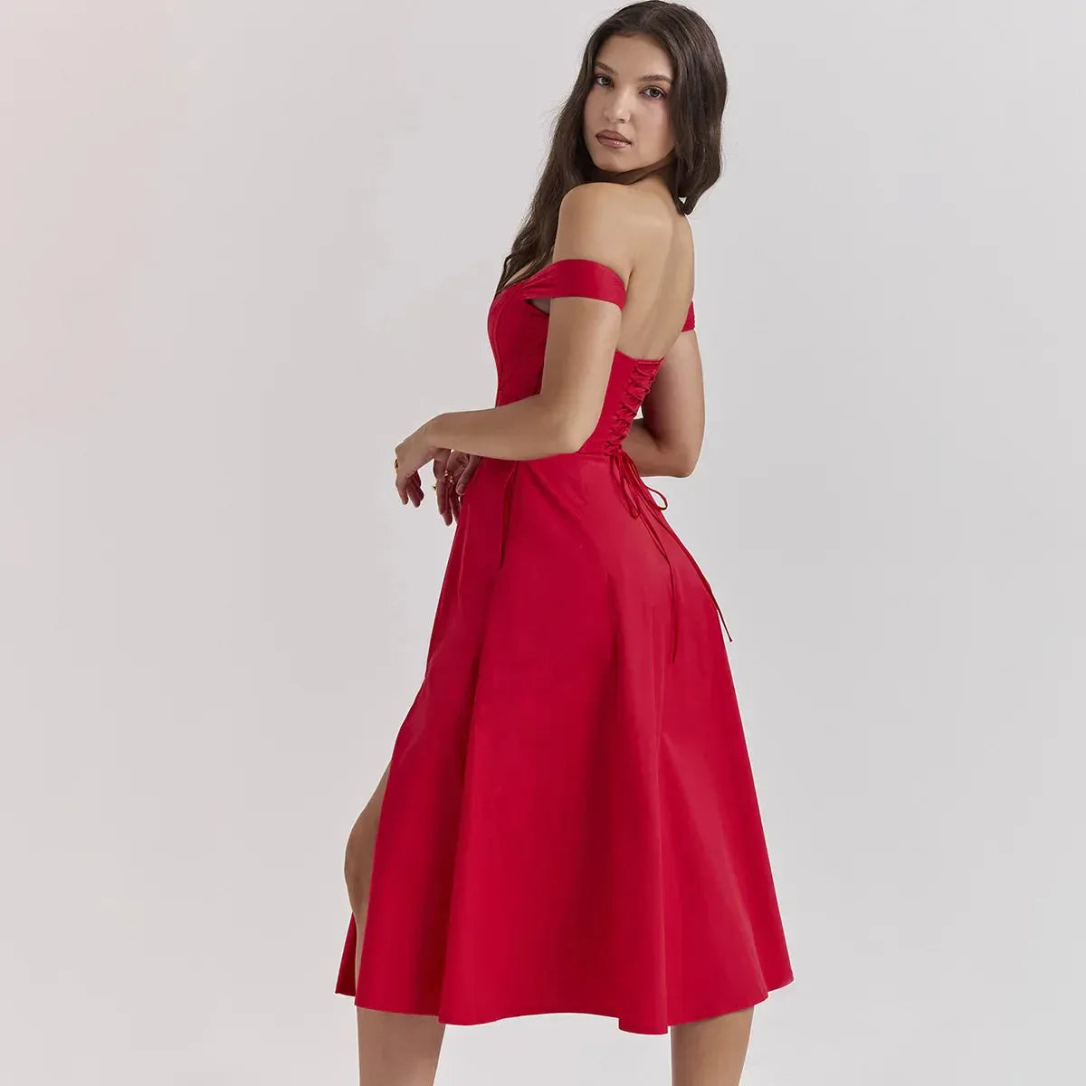 Vestido Midi  Estilo corset - Modelo Liviele