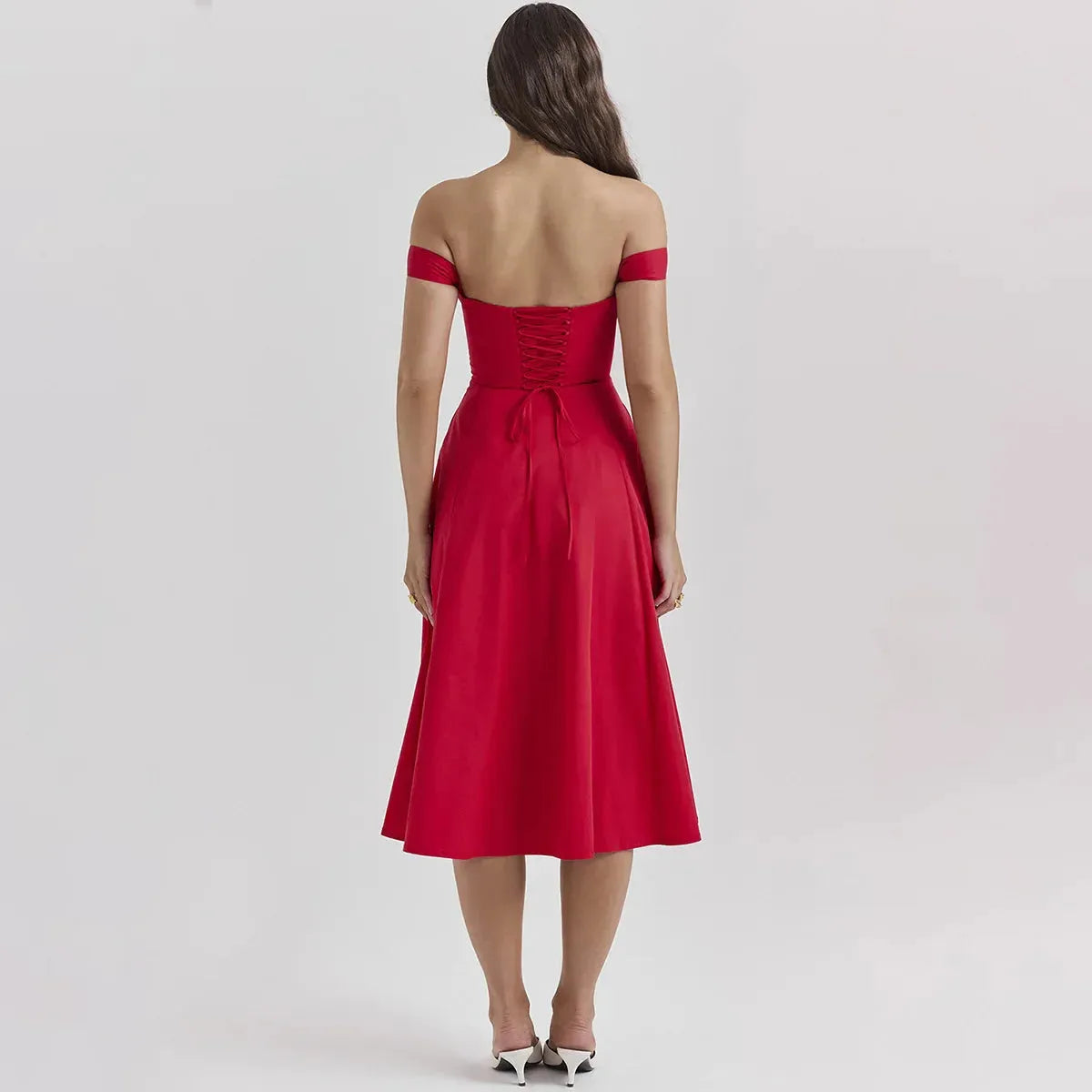 Vestido Midi  Estilo corset - Modelo Liviele