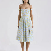 Vestido Midi  Estilo corset - Modelo Liviele