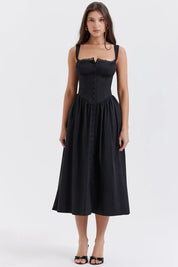 Vestido Midi Estruturado e Forrado - Liviele