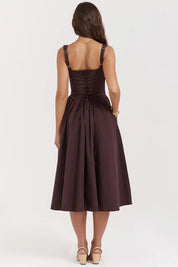 Vestido Midi Estruturado e Forrado - Liviele