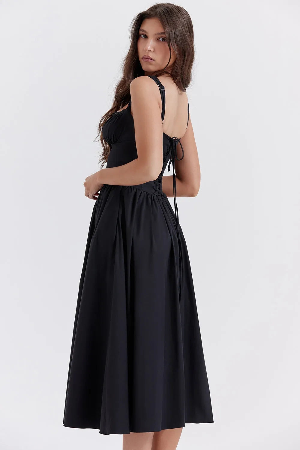 Vestido Midi Estruturado e Forrado - Liviele