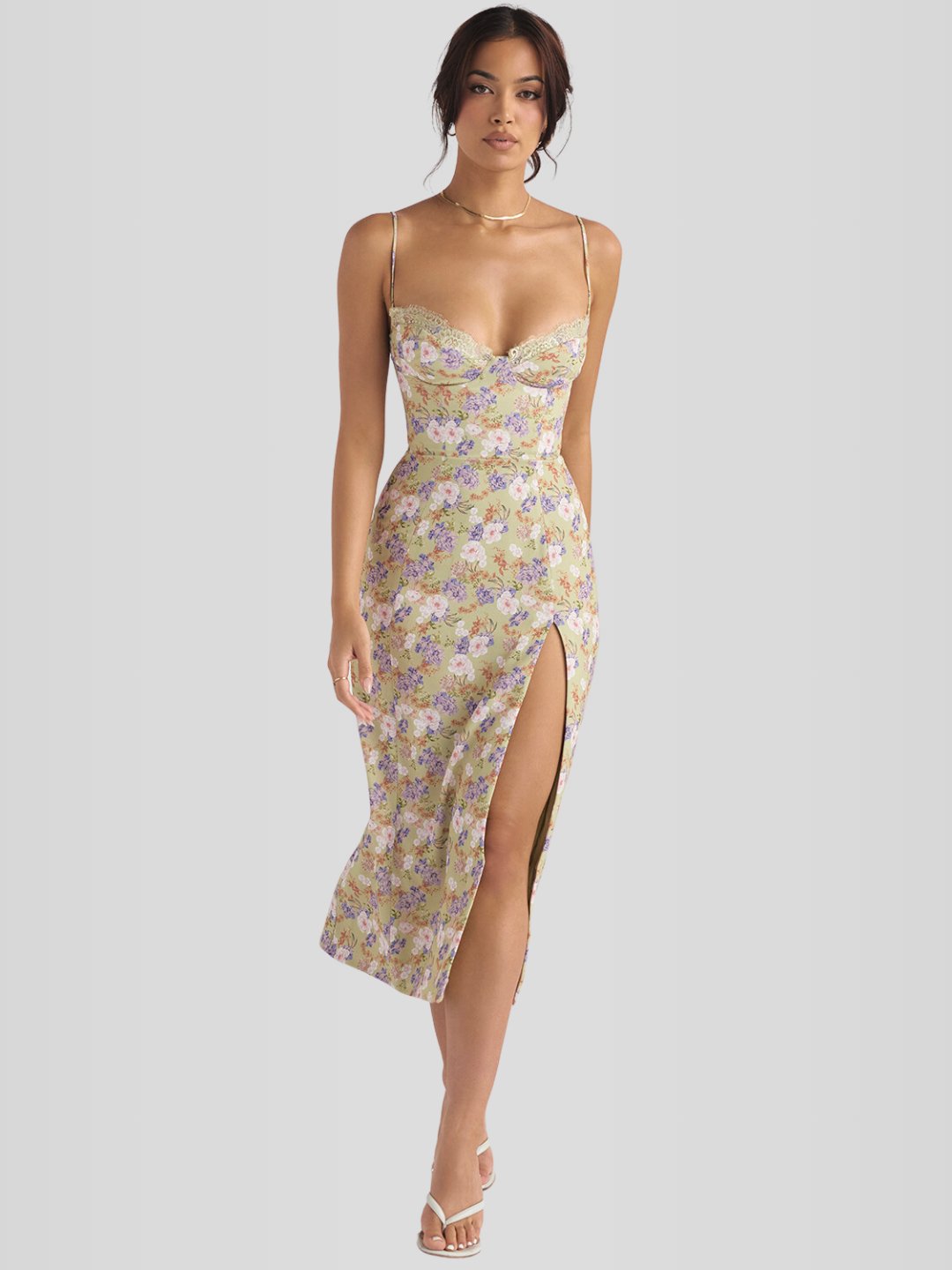Vestido Midi Floral - Liviele
