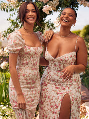Vestido Midi Floral - Liviele