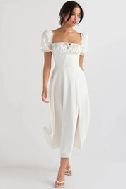 Vestido Midi Laço Ajustável - Liviele