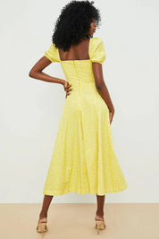 Vestido Midi Laço Ajustável - Liviele