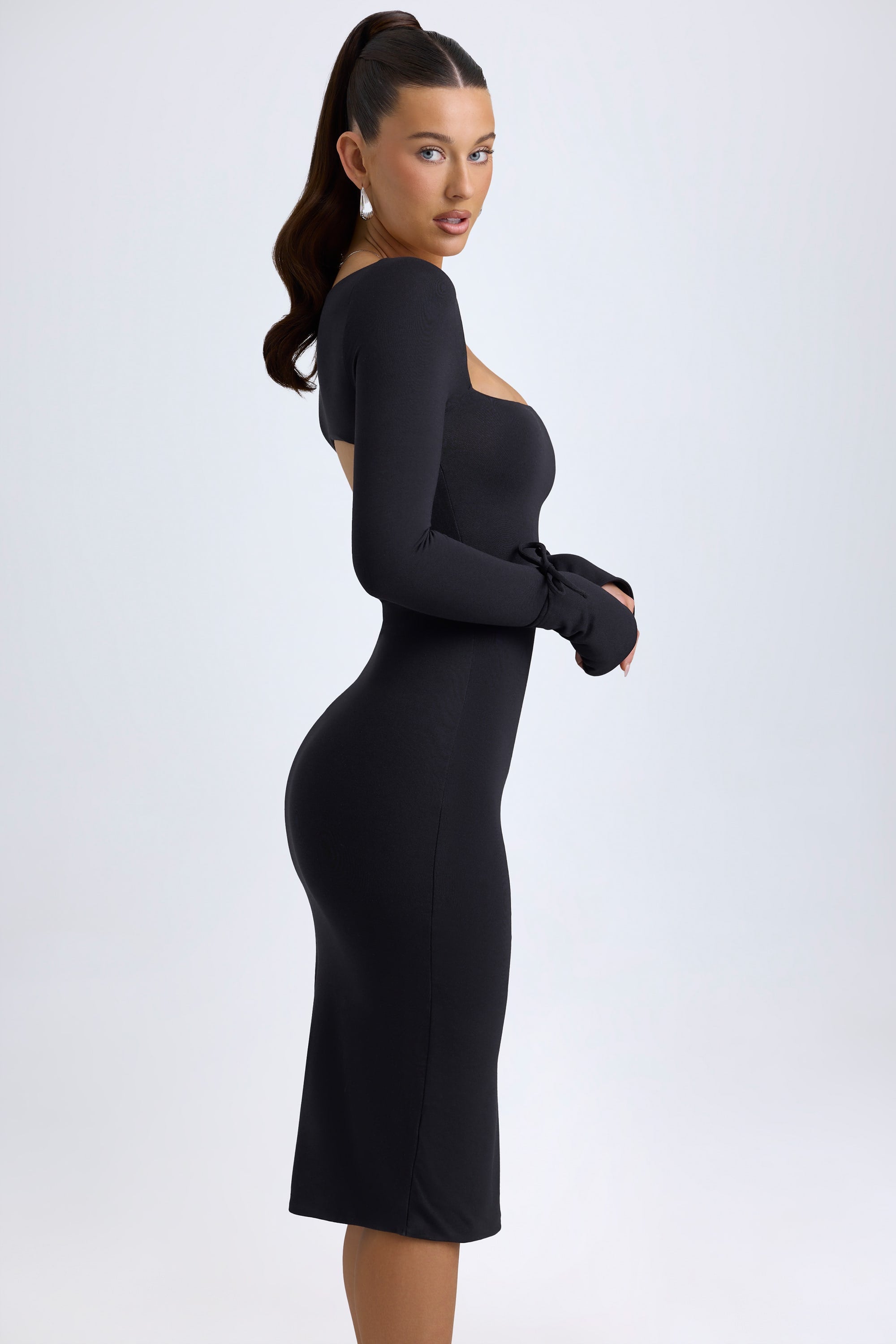 Vestido Midi Preto - Eliana
