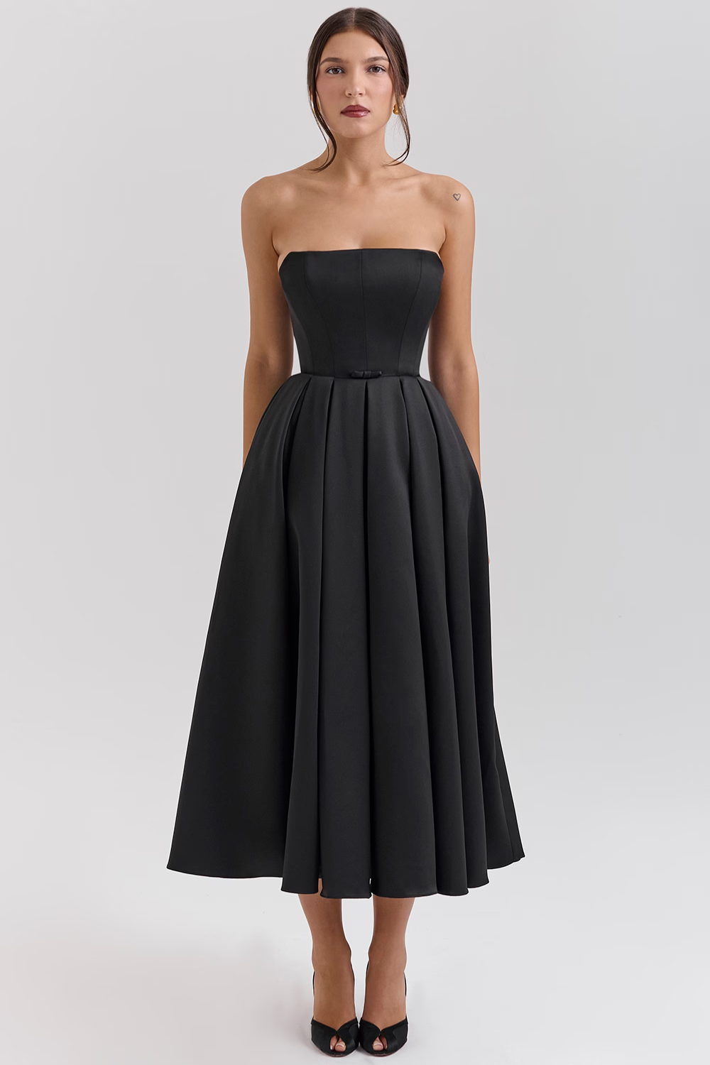 Vestido Midi Sem Alça - Liviele