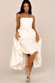 Vestido Midi Sem Alça - Liviele
