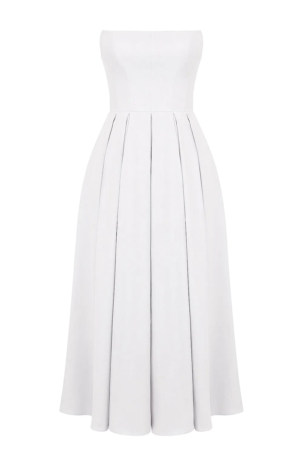 Vestido Midi Sem Alça - Liviele