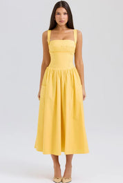 Vestido Midi Xadrez Modelador - Liviele