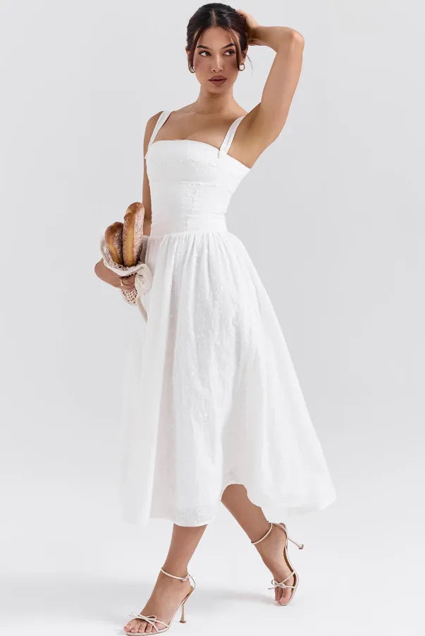 Vestido Midi Xadrez Modelador - Liviele