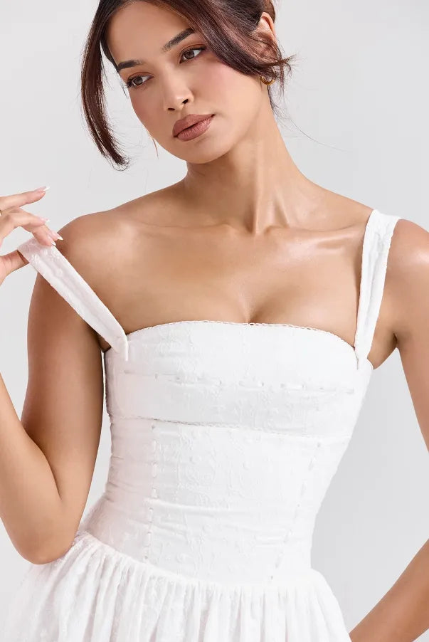 Vestido Midi Xadrez Modelador - Liviele