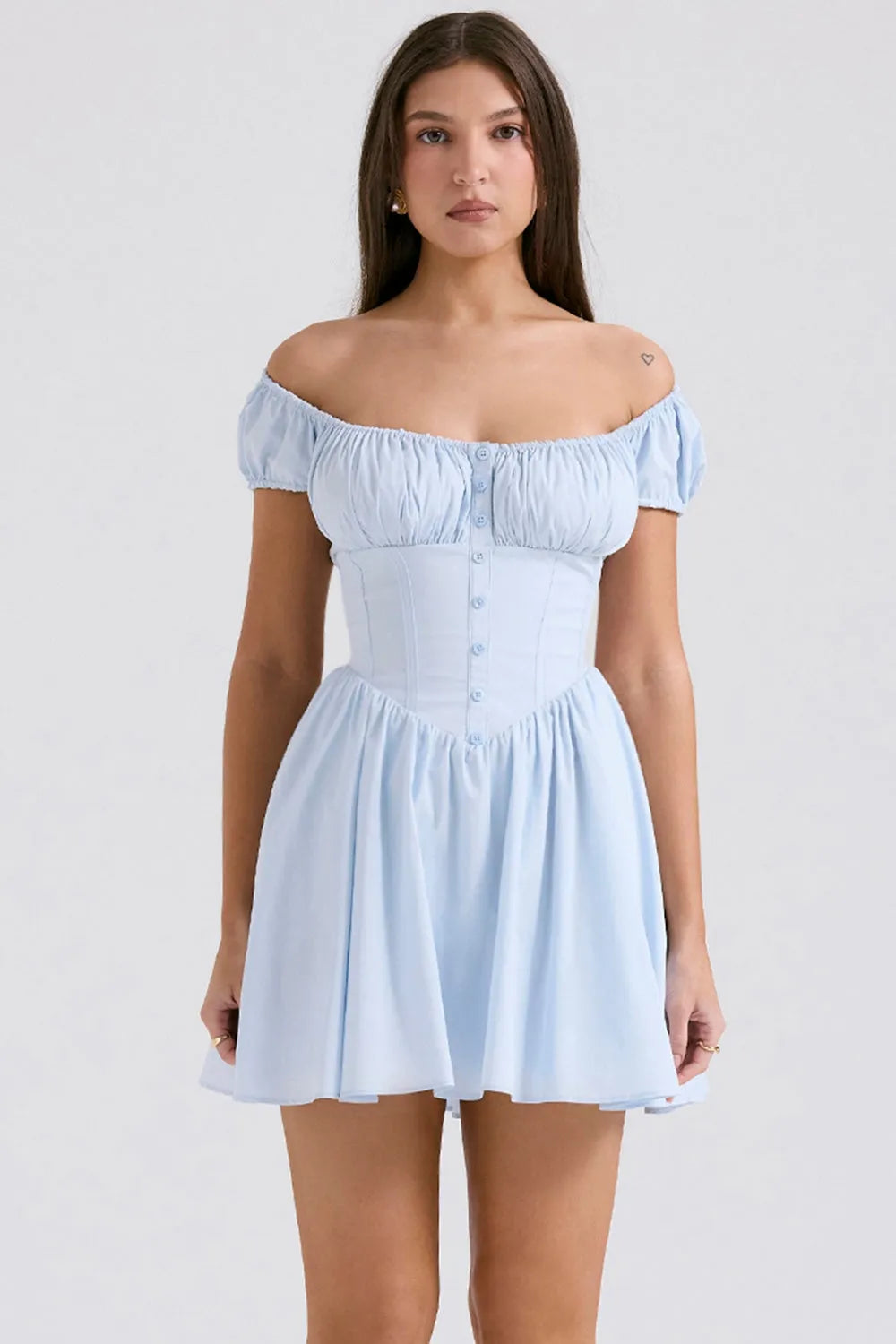 Vestido Curto Bustier Modern - Liviele
