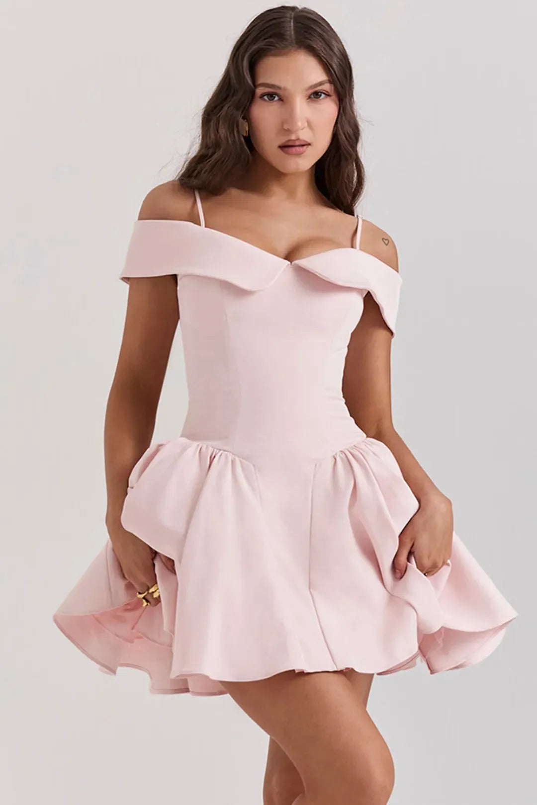 Vestido Curto com Forro - Liviele