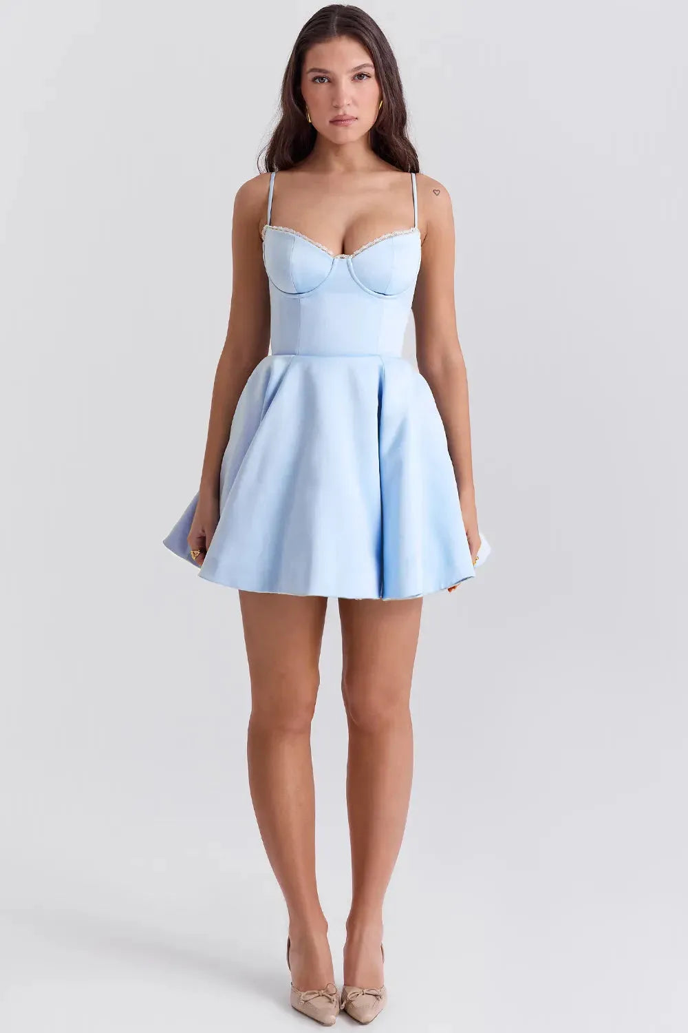 Vestido Curto com Forro - Liviele