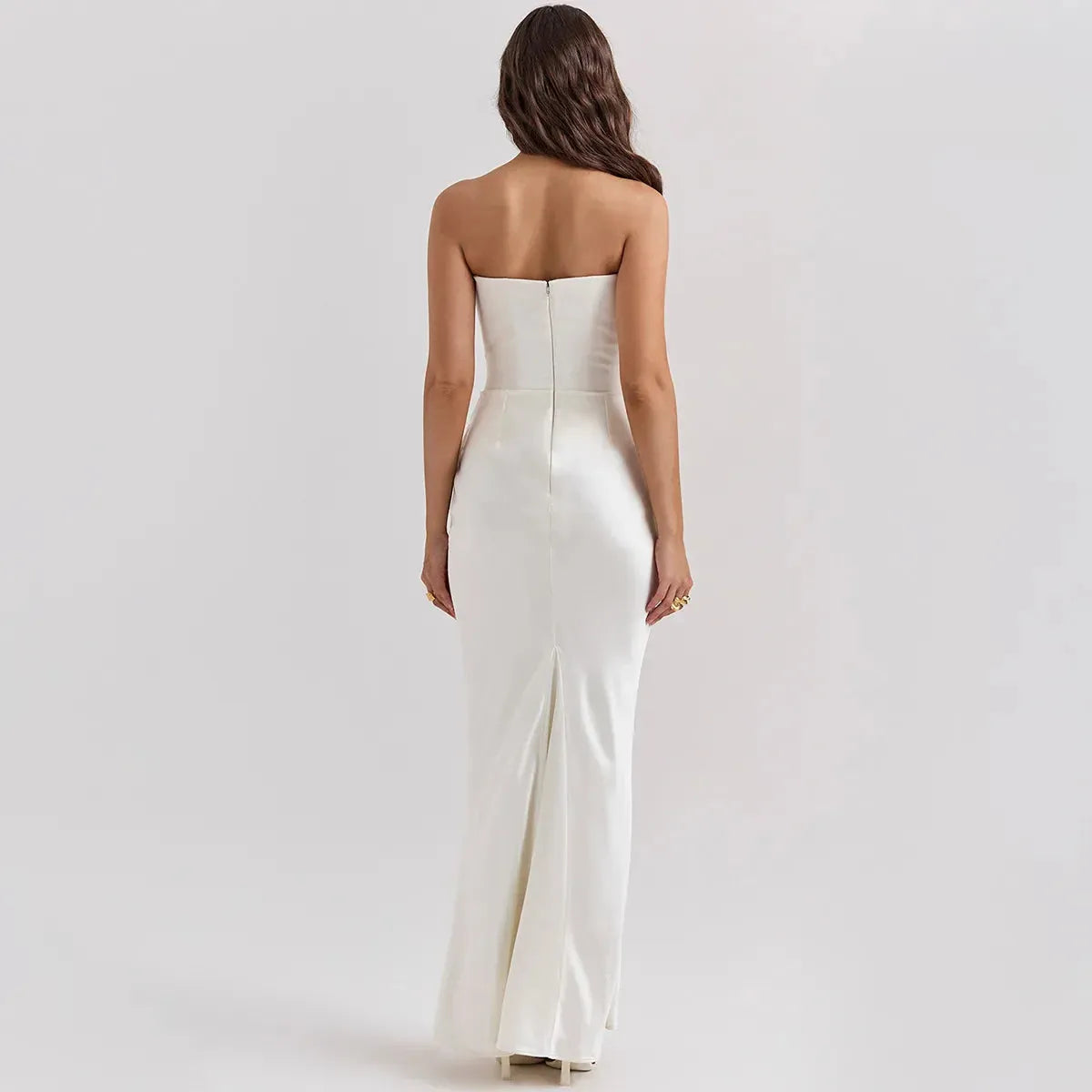 Vestido Longo Acetinado - Liviele