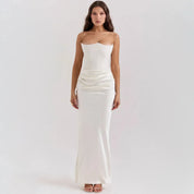 Vestido Longo Acetinado - Liviele